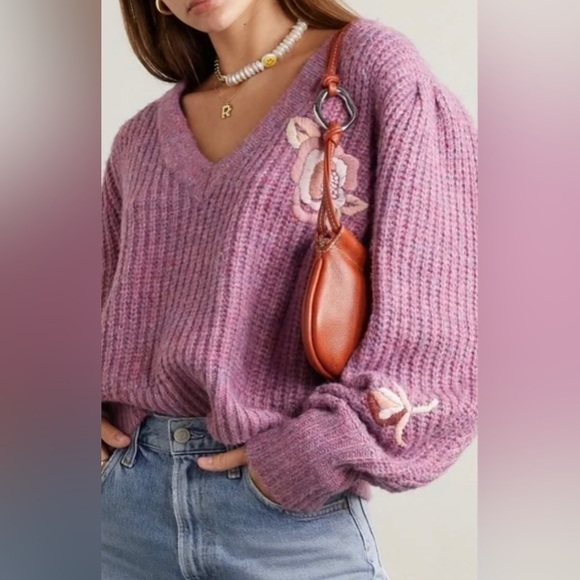 LoveShackFancy Sweaters - 💔 SOLD LoveShackFancy ridge lavender pullover